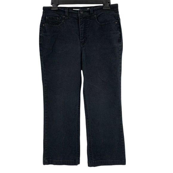 Women’s Jones New York Black Madison Jeans Crop Size 6 x 22.5 0310 - Picture 1 of 8